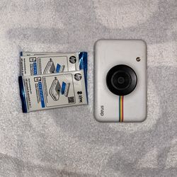 Polaroid Snap Instant Camera + HP Zink Photo Paper