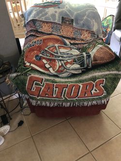 Florida Gator throw