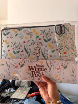 Winnie The Pooh Macbook Case + iPhone 16 Pro Max case