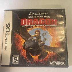 How to Train Your Dragon Nintendo DS NDS Game Complete With Case And Manuals 