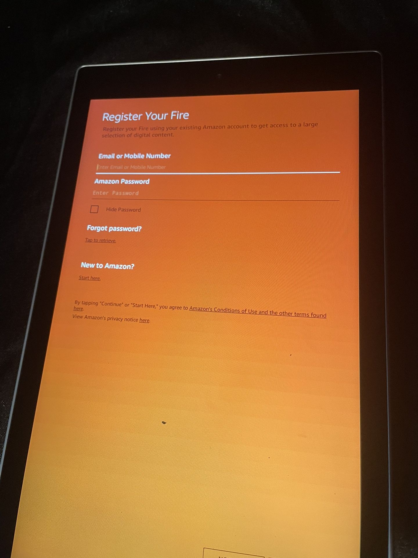 Amazon Tablet Kindle Fire HD