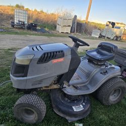 Craftsman Lt 1500 Tractor With Garden Trailer  