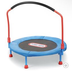 Folding Trampoline - Blue/Black/Red
