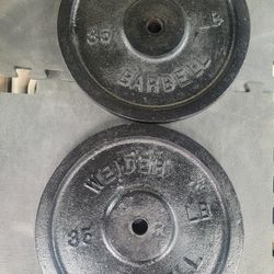 1 Inch 35lbs Weights 