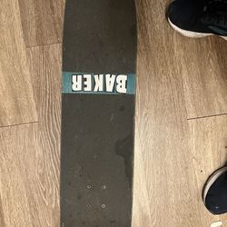 Baker red white logo  skate board used