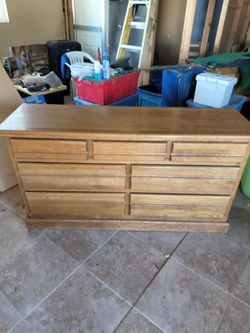 7 Drawer all wood Dresser