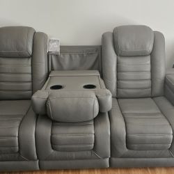 Reclining Sofa With Massage And Heat 