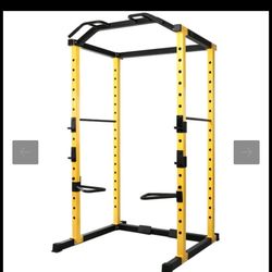BalanceFrom PC-1 Series 1000lb Capacity Multi-Function Adjustable Power Cage Power Rack