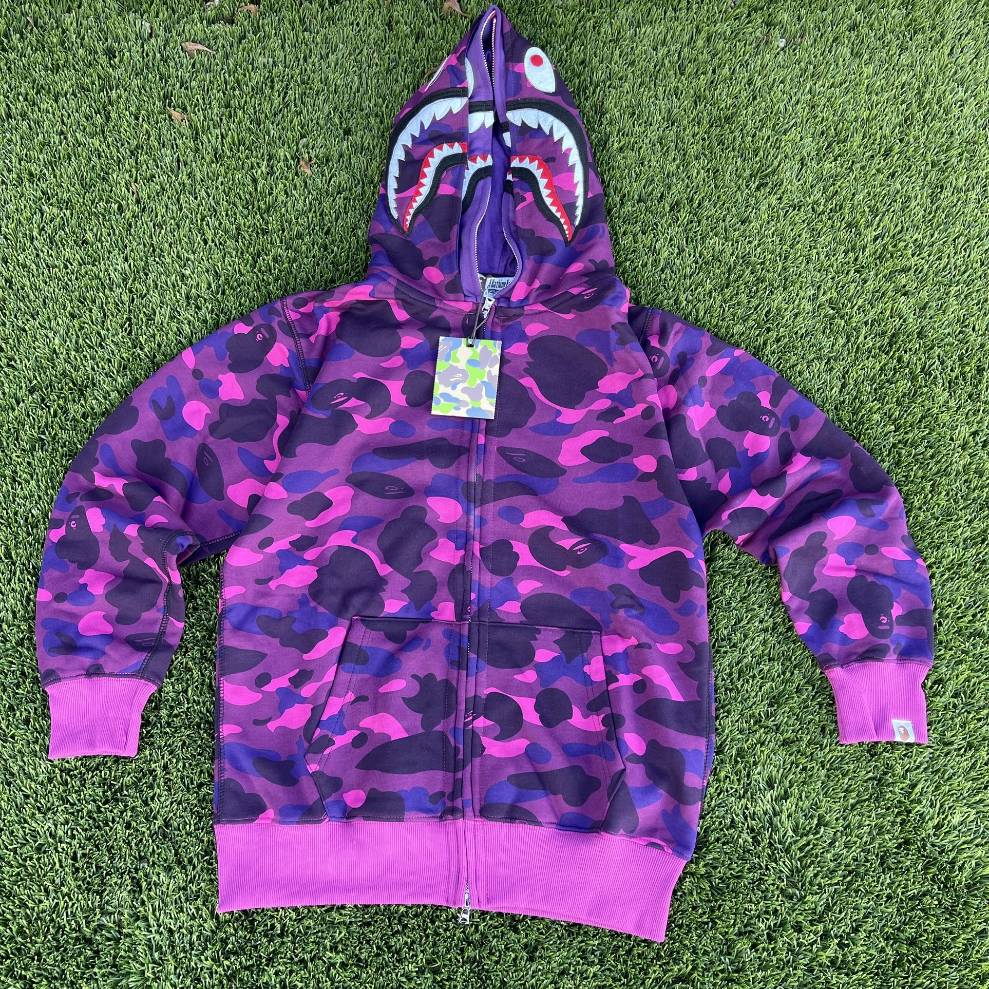 Bape Double Zip Sweater LARGE