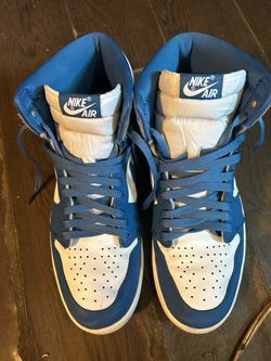 Nike Air Jordan 1 High Blue White Sneakers