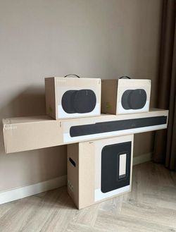 sonos arc ultra + sub 4 + 2x era 300