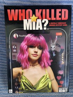 What Do You Meme? Who Killed Mia? Murder Mystery Game