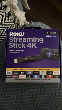 ROKU Streaming Stick 4K - HD/4K/HDR - never used