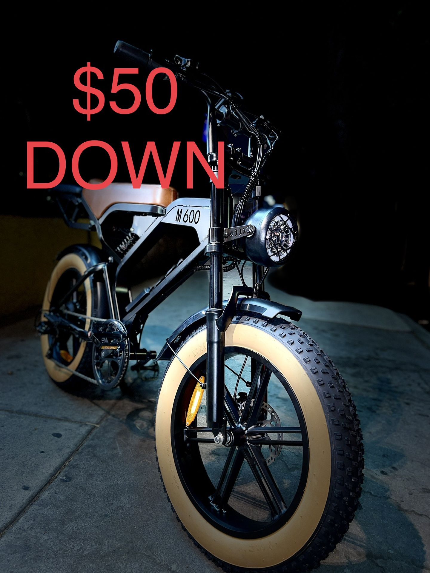 ⚡️🚴Brand New Dual Seat 1000 Watts 32 Mph Electric Bikes ⚡️$50 Down