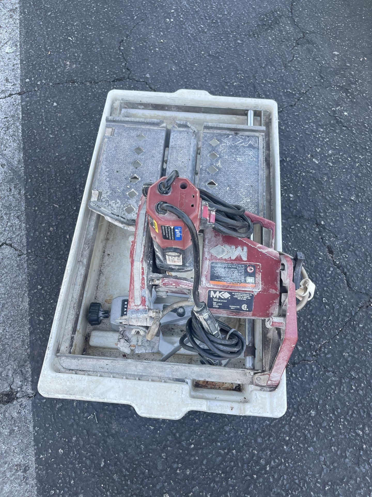 Tile Saw Table Only No Legs