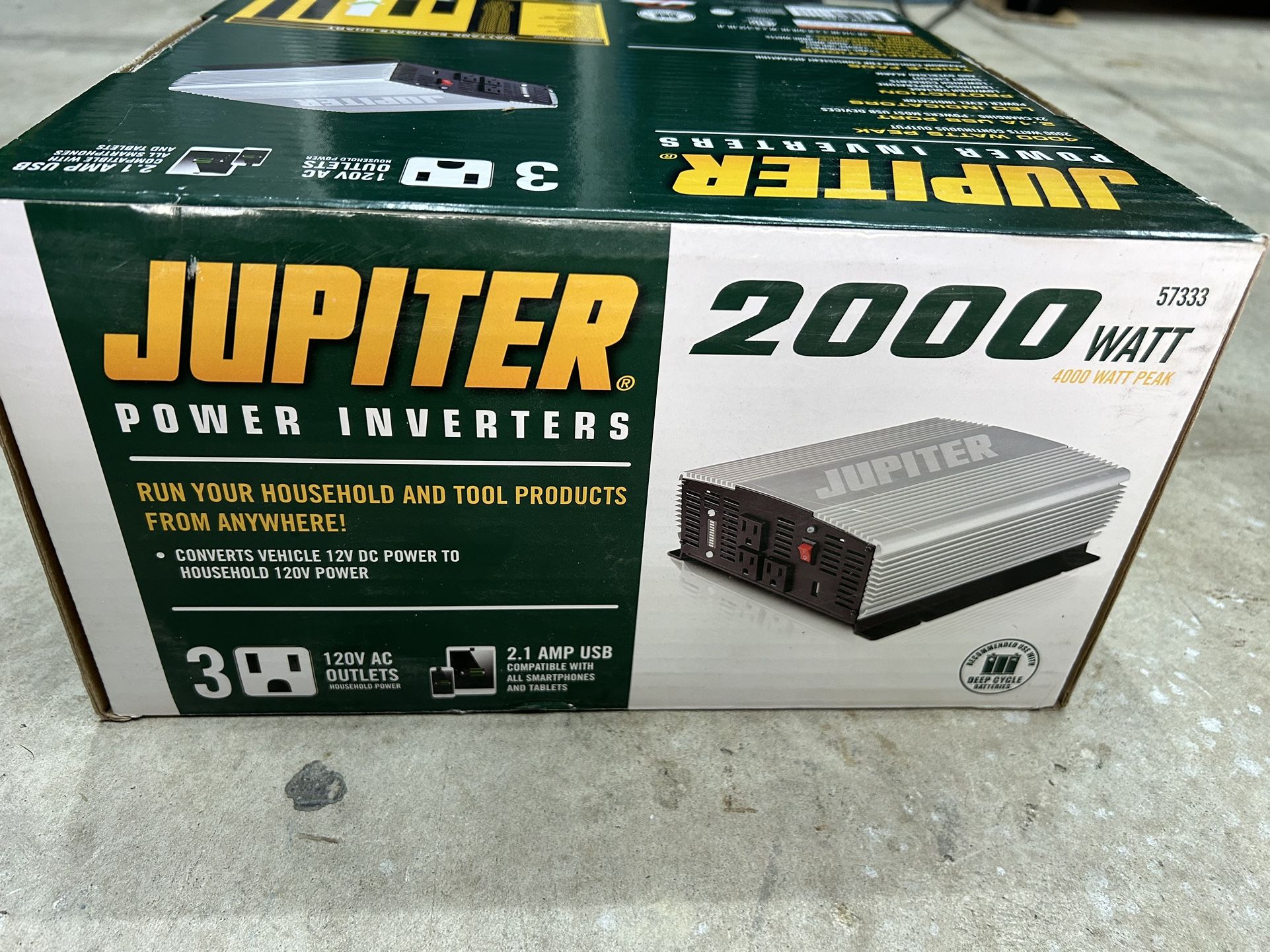 “New” Jupiter 2000 Watt Inverter