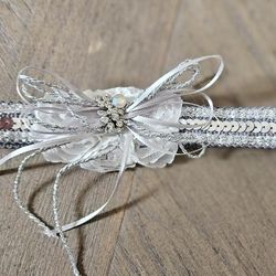Silver Prom Wedding Garter 