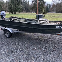 Jon Fishing Duck Boat