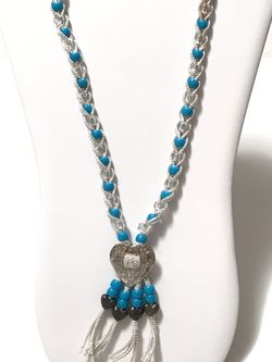 Indian style heart necklace