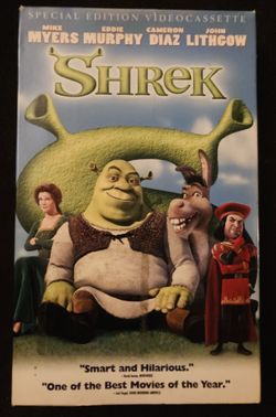11 Favorite Kids VHS Tapes Including Special Edition Shrek (see All Photos)