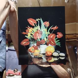 Light up mirrored art work