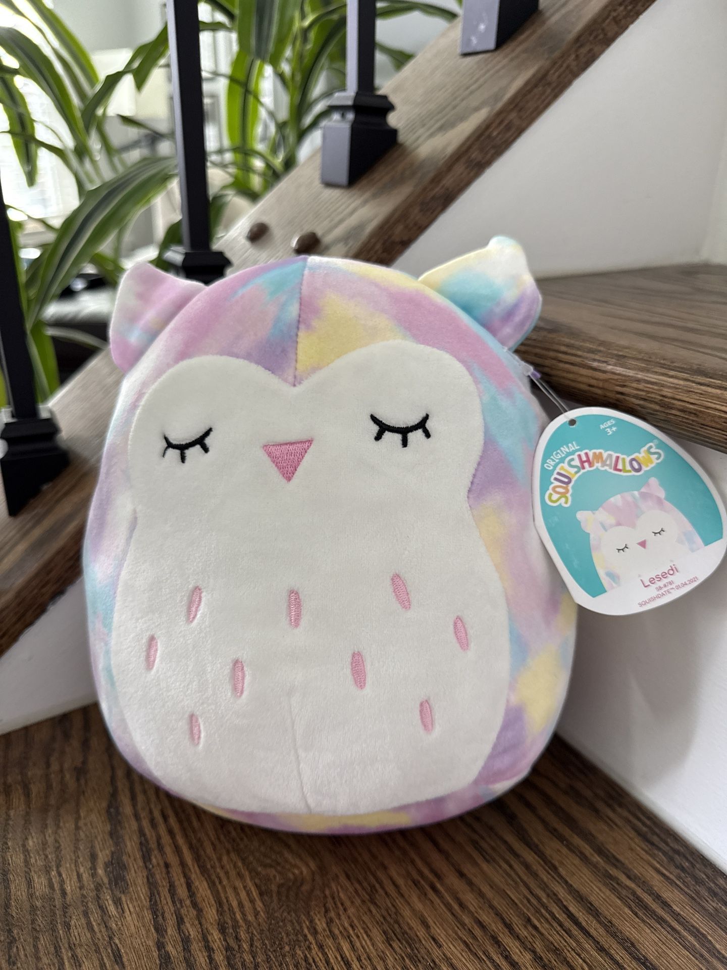 Squishmallow Lesedi ( Owl ) Plush 8” H