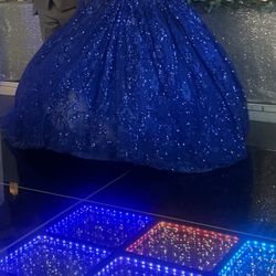 Royal Blue Quinceañera Dress