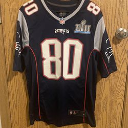 Danny Amendola New England Patriots Super Bowl 52 Blue Jersey S