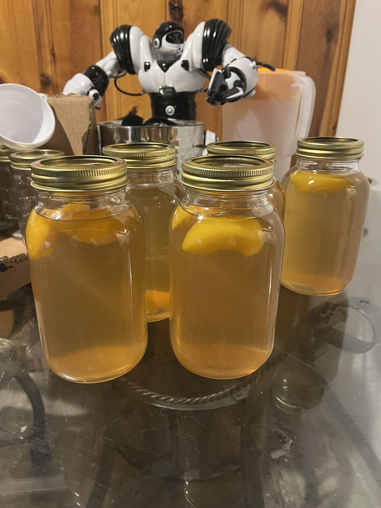 Organic Peach Sweet Tea Yes We Deliver !
