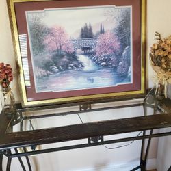 Stone Bridge With Cherry Blossoms By Sambataro 