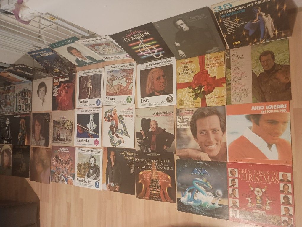 Huge Lot Of Vinyl records 36 Albums $50 For All Oldies Pop Rock Holiday Classical Christmas