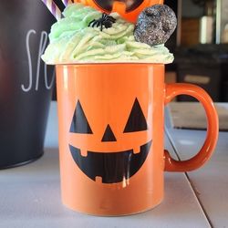 Halloween Mug With Topper