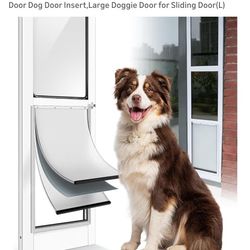 New, Large Dog Door for Sliding Glass Door Extreme Weather 3 Flap. Retails $270