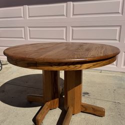 Mid Century Dining Table Solid Oak
