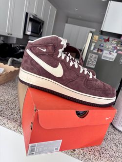 Nike Air Force 1 Mid '07 QS Chocolate/Cream Men’s size 13