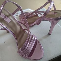 Metallic  Pink Heels