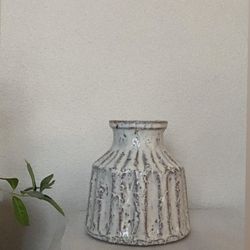 Small clay vase