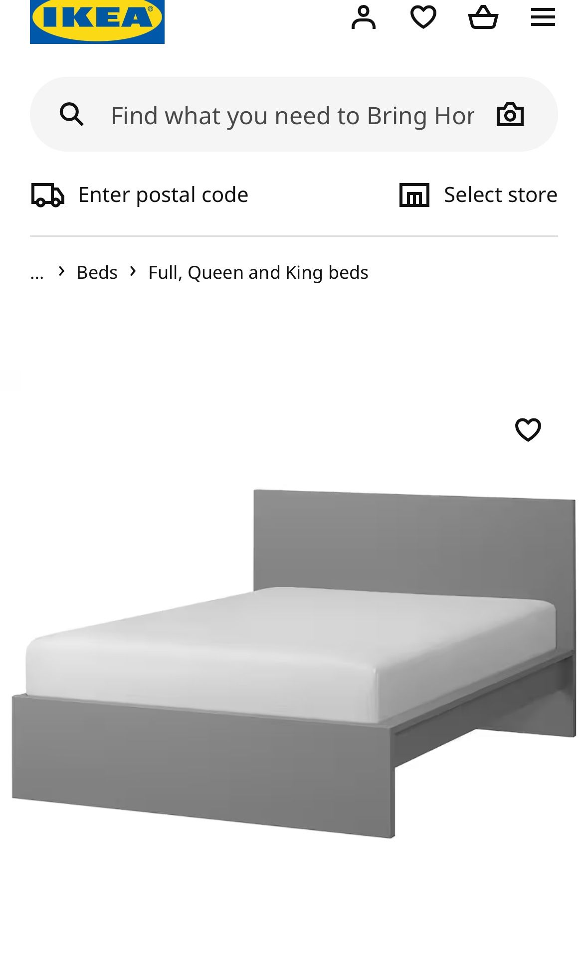 QUEEN bed frame + Mattress