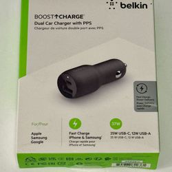 BOOSTTCHARGE 37W Dual Car Charger with PPS Chargeur de voiture double port avec PPS