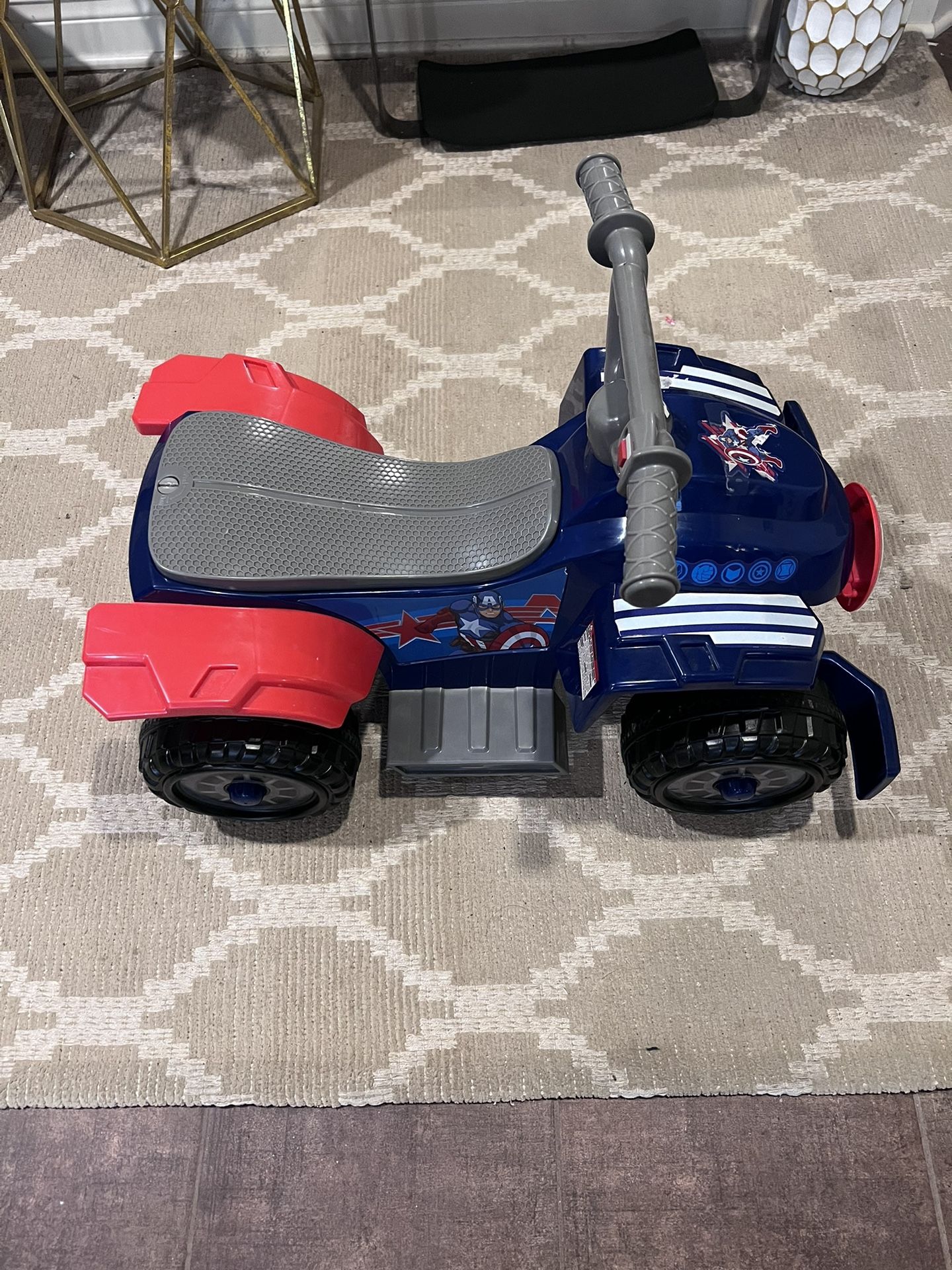 Captain America Toddler Ride-On Toy