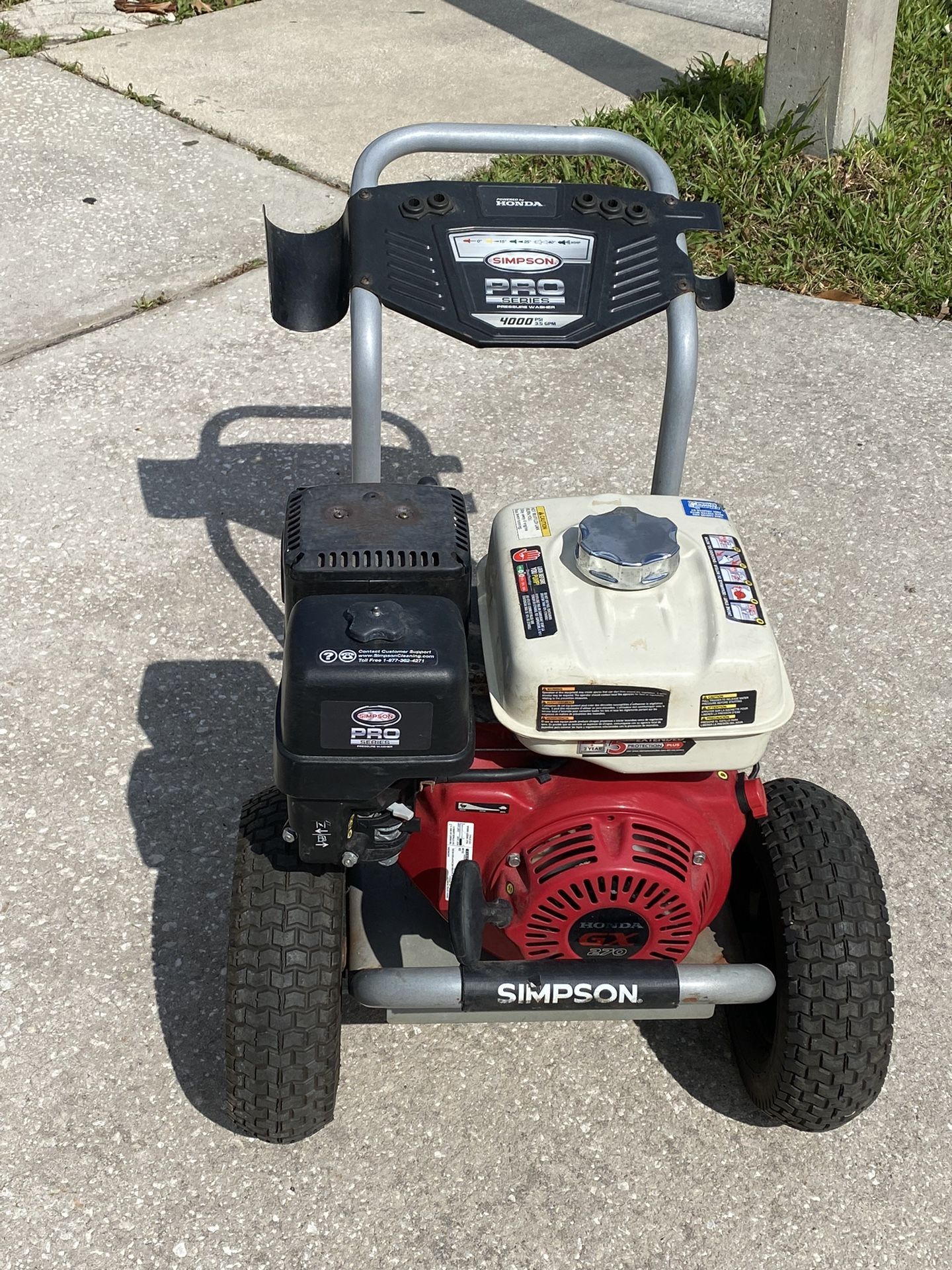 Simpson Pressure Wash 4000psi 3.5GPM