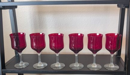 Red Wine Glasses Beautiful