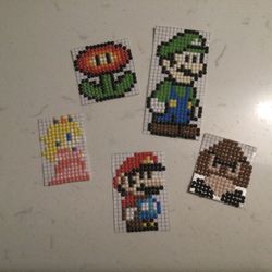 Handmade Mario Bejeweled Decals