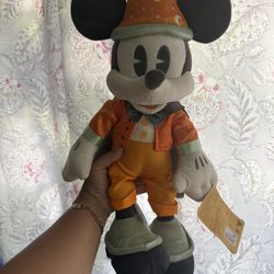 Disney Parks 2025 Halloween Mickey Mouse Wizard Plush