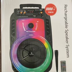 Rechargeable Speaker System New