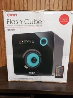 ION Flash Cube Bluetooth Speaker for Sale in Concord NC OfferUp