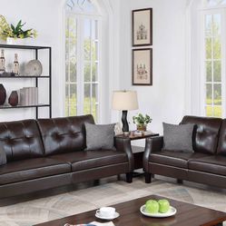 2 Pc Sofa Set