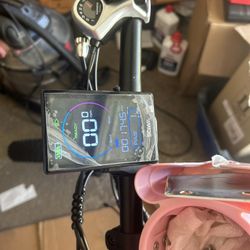 Pink Electric E-Bike