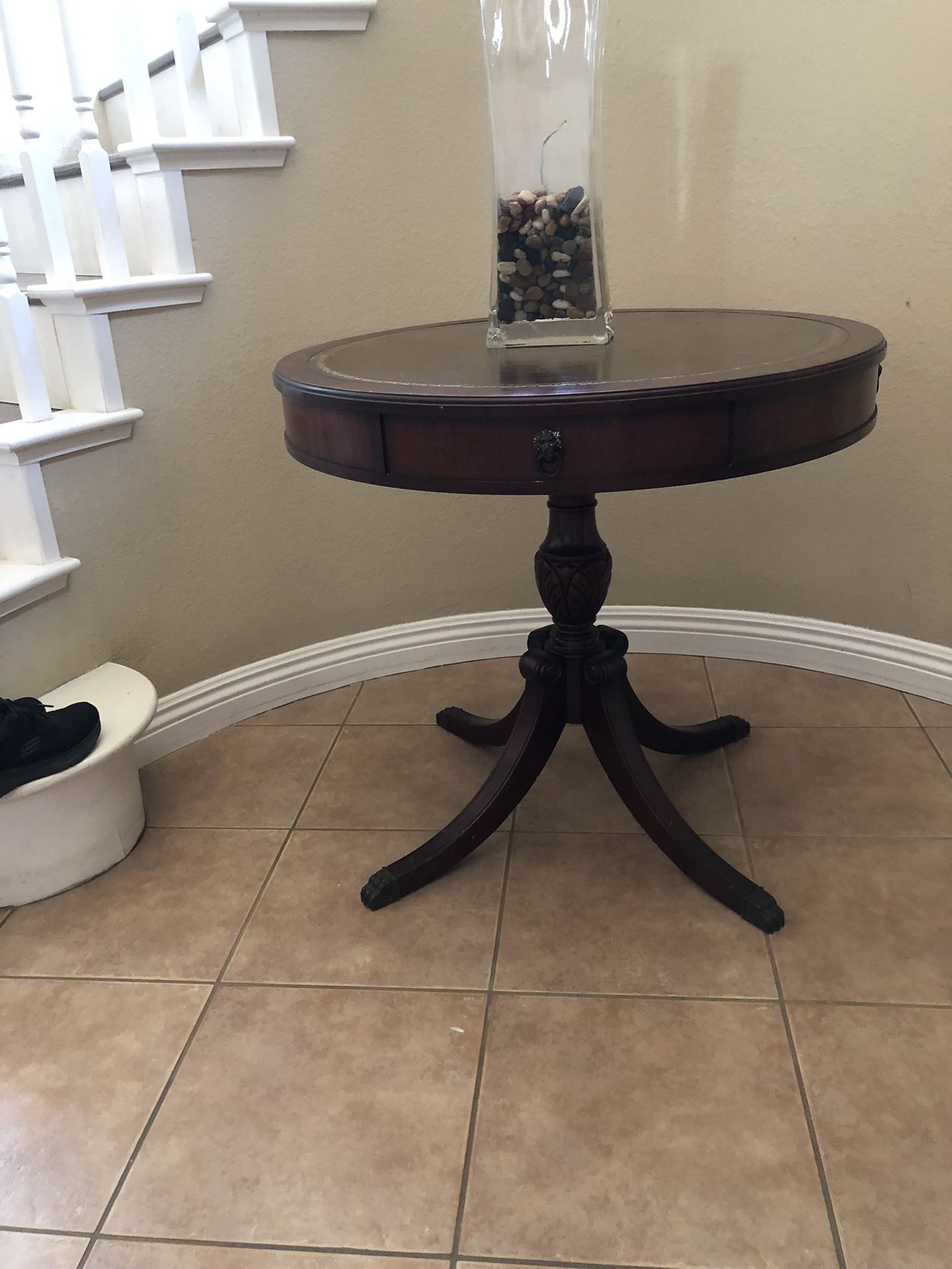 Brown table