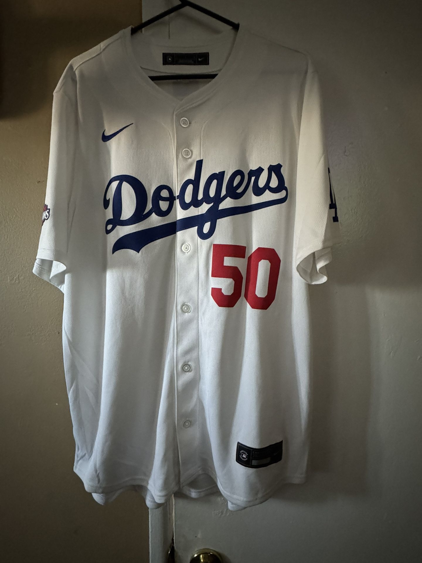 DODGERS MOOKIE BOOTS WORLD SERIES JERSEY